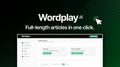 Phần mềm Wordplay - Long-Form AI Writer license bản quyền vĩnh viễn