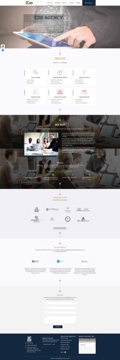Theme WordPress công ty Agency Digital Marketing Online giá rẻ