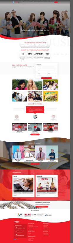 Theme WordPress trung tâm anh ngữ giá rẻ