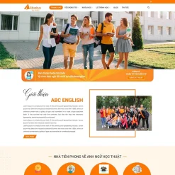 Theme WordPress trung tâm đào tạo anh ngữ 02 giá rẻ