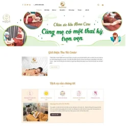 Theme wordpress dịch vụ chăm sóc mẹ và bé giá rẻ