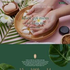 Theme WordPress dịch vụ chăm sóc mẹ và bé 03 giá rẻ