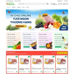 Theme WordPress bách hóa 06 giá rẻ