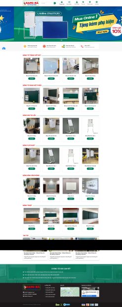 Theme wordpress bán bảng ,văn phòng phẩm giá rẻ