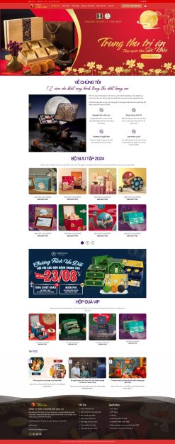 Theme wordpress bánh trung thu 2024 giá rẻ