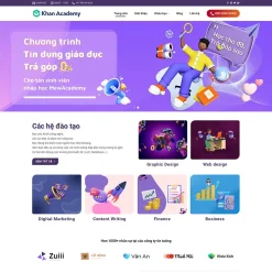 Theme WordPress bán khóa học 02 giá rẻ