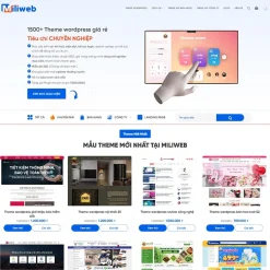 Theme WordPress bán theme, thiết kế website 02 giá rẻ