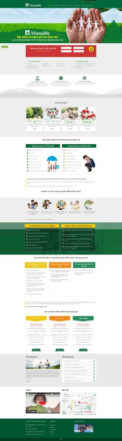 Theme wordpress công ty bảo hiểm 2 giá rẻ