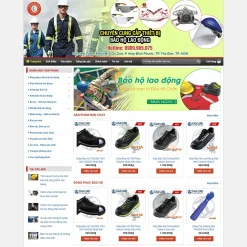 Theme WordPress bán đồ bảo hộ lao động 02 giá rẻ