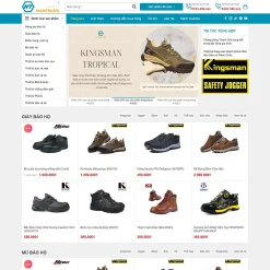 Theme WordPress bán đồ bảo hộ lao động 03 giá rẻ