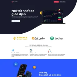 Theme WordPress giới thiệu sàn giao dịch BO 03 giá rẻ