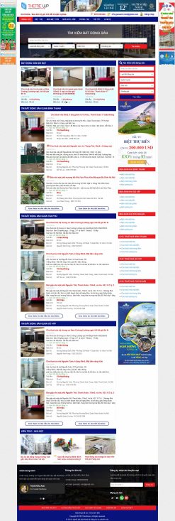 Theme wordpress bất động sản giá rẻ