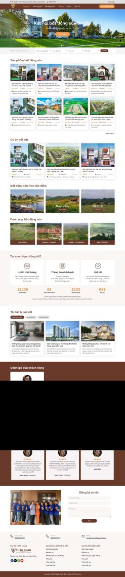 Theme wordpress bất động sản 33 giá rẻ