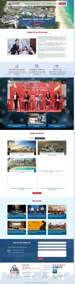 Theme wordpress giới thiệu công ty bds 43 giá rẻ