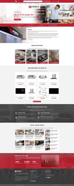 Theme wordpress bán bếp từ giá rẻ