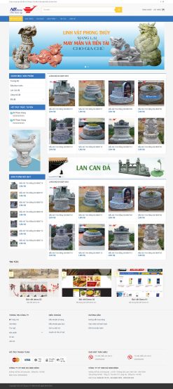 Theme wordpress xưởng làm bia đá lăng mộ giá rẻ