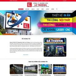 Theme WordPress làm biển quảng cáo giá rẻ