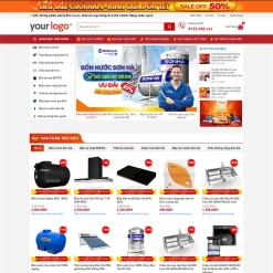 Theme WordPress bán bồn nước, đồ gia dụng giá rẻ