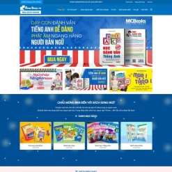 Theme WordPress Shop bán sách, ebook giá rẻ