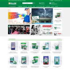 Theme WordPress cửa hàng bán sơn, bột sơn giá rẻ