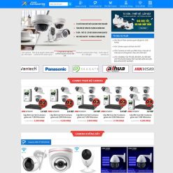 Theme WordPress Shop bán camera 03 giá rẻ