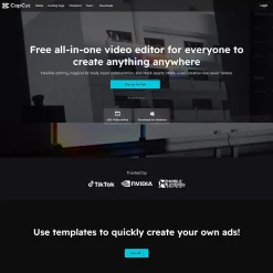 Theme WordPress giới thiệu Capcut giá rẻ