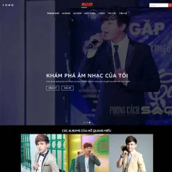 Theme WordPress giới thiệu ca sỹ giá rẻ