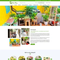 Theme WordPress bán cây xanh, tiểu cảnh 03 giá rẻ