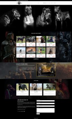 Theme wordpress bán chó săn giá rẻ
