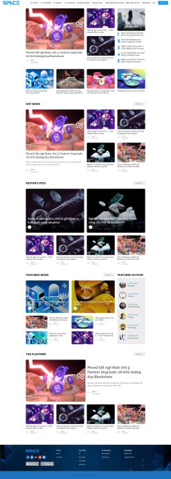 Theme wordpress tin tức coin đẹp chuẩn seo giá rẻ