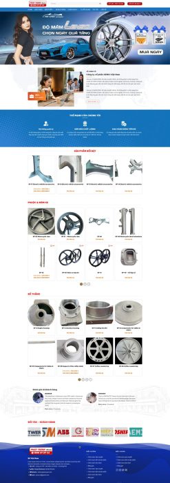Theme wordpress bán phụ tùng xe máy giá rẻ