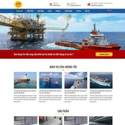 Theme WordPress công ty cơ khí giá rẻ