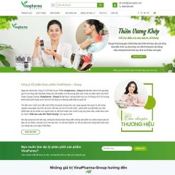 Theme WordPress công ty dược phẩm giá rẻ