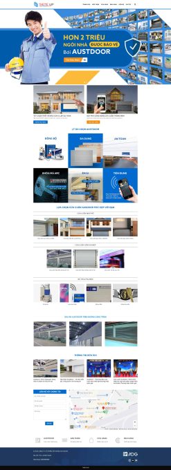 Theme wordpress cửa nhôm kính nhập khẩu giá rẻ