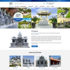 Theme WordPress cơ sở đá mỹ nghệ giá rẻ