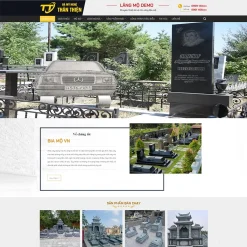 Theme WordPress cơ sở đá mỹ nghệ 02 giá rẻ