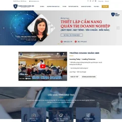 Theme WordPress đào tạo doanh nhân 02 giá rẻ