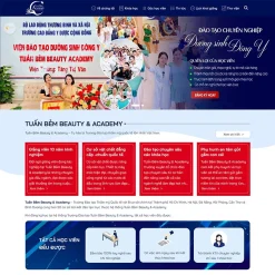 Theme WordPress đào tạo thẩm mỹ 03 giá rẻ