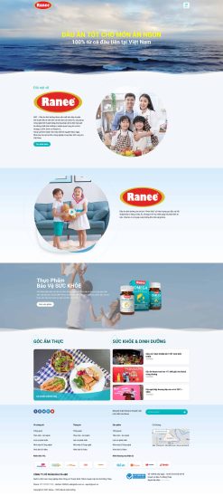 Theme wordpress bán dầu ăn giá rẻ