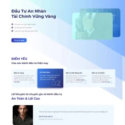 Theme WordPress landing page đầu tư trái phiếu tài chính giá rẻ