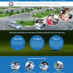 Theme wordpress trường dạy lái xe giá rẻ