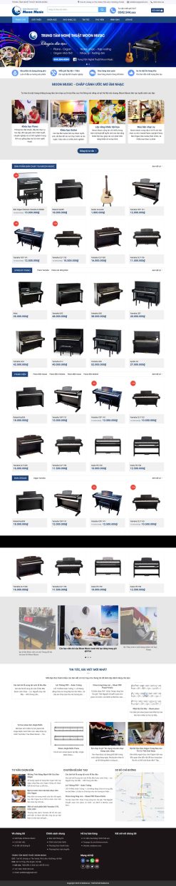 Theme wordpress dạy nhạc giá rẻ