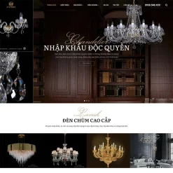 Theme WordPress bán đèn cao cấp giá rẻ