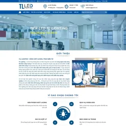Theme WordPress công ty sản xuất đèn Led giá rẻ