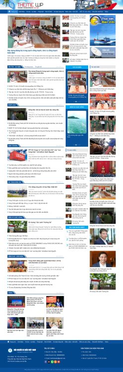 Theme wordpress tin tức đi biển giá rẻ