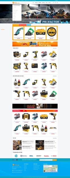 Theme wordpress bán đồ điện cơ giá rẻ