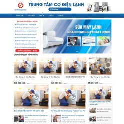 Theme wordpress sửa điện lạnh 02 giá rẻ