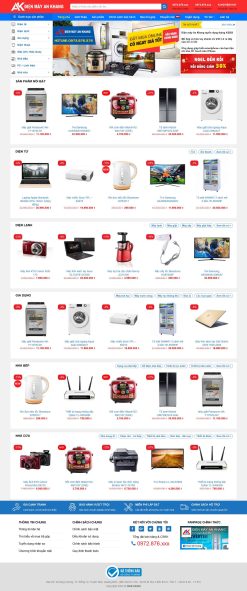 Theme wordpress điện máy 7 giá rẻ