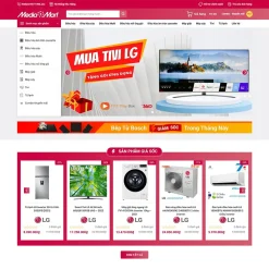 Theme WordPress điện máy 08 giá rẻ