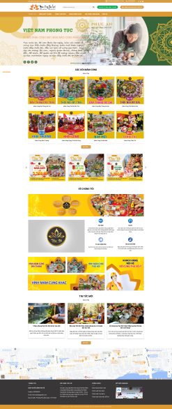 Theme wordpress đồ cúng ,mâm cúng giá rẻ